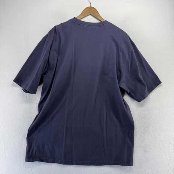 Vintage Marithe Girbaud Shirt men's XL Blue Graphic Baggy Hip Hop Oversized y2k - Picture 8 of 10